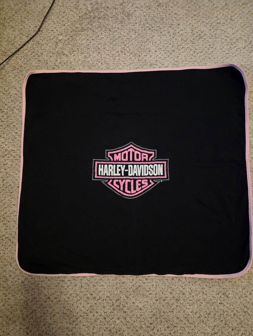 Harley Davidson Baby Blanket Motorcycle Bikes Biker Baby Girl Receiving Blanket